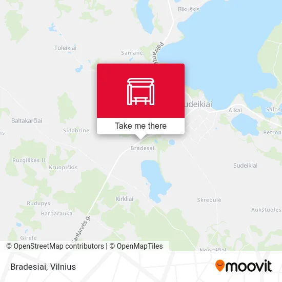 Карта Bradesiai