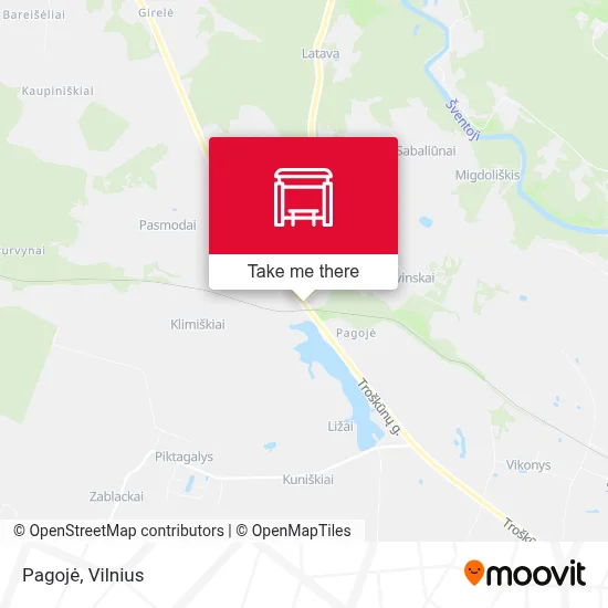 Pagojė map