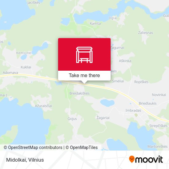 Карта Midolkai