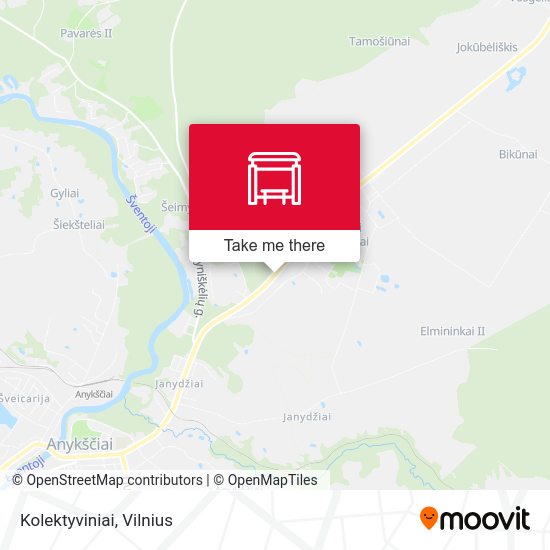 Карта Kolektyviniai