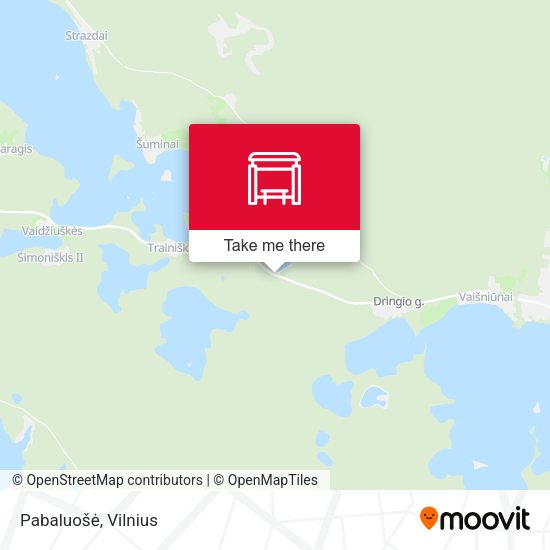 Карта Pabaluošė