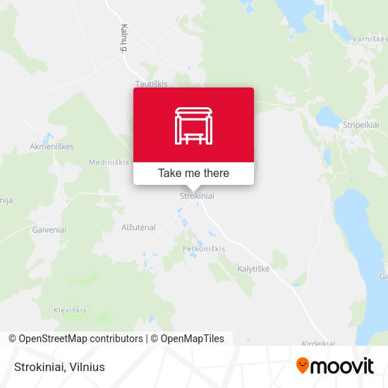 Карта Strokiniai