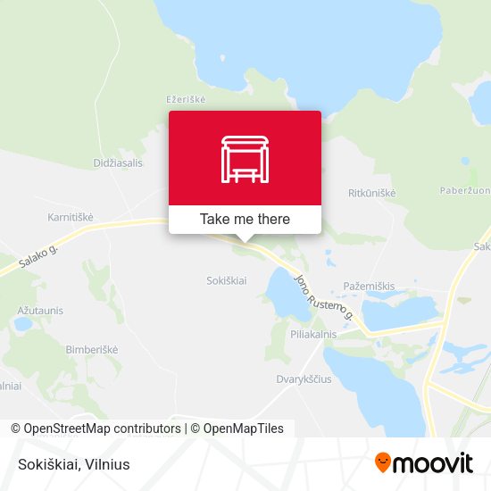 Карта Sokiškiai