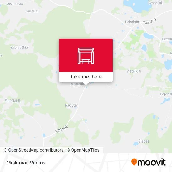 Карта Miškiniai