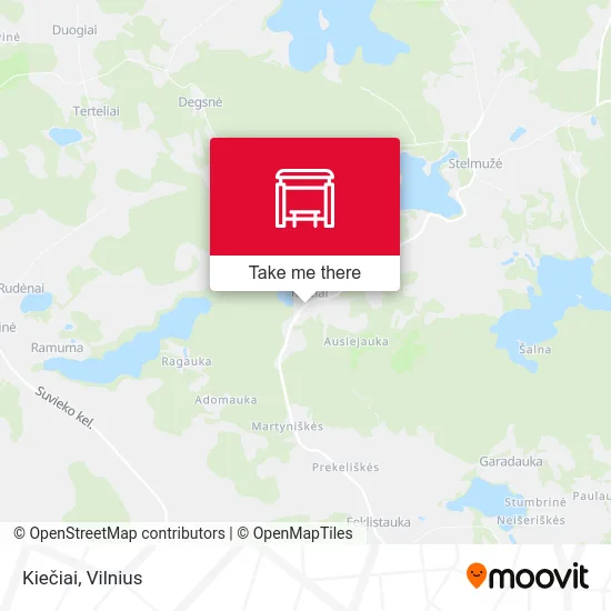 Карта Kiečiai