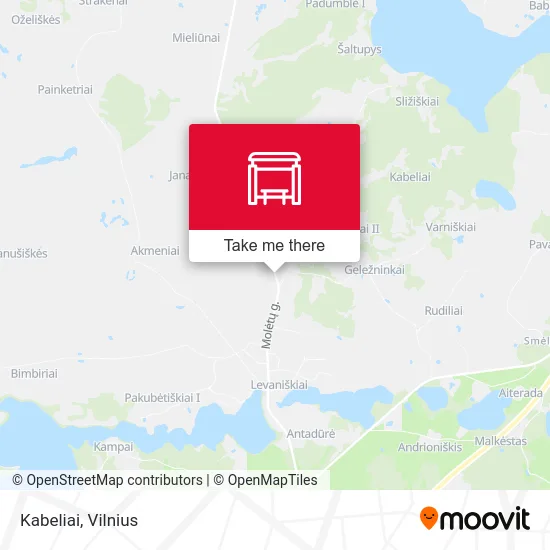 Карта Kabeliai