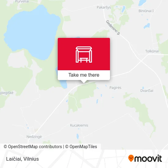 Карта Laičiai