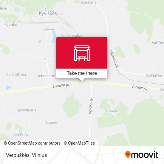 Карта Verbuškės