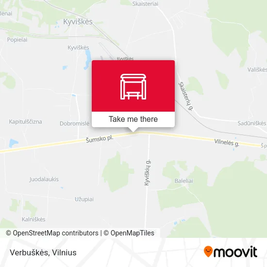 Карта Verbuškės