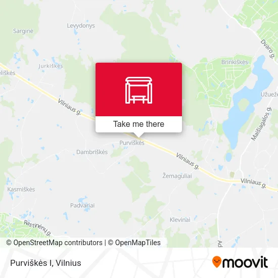 Карта Purviškės I