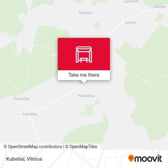 Карта Kubeliai