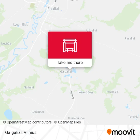 Карта Gaigaliai