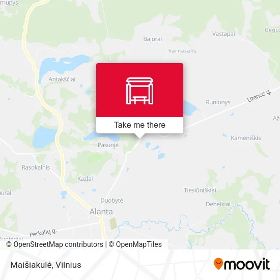 Карта Maišiakulė