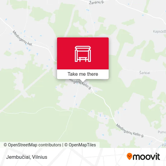Карта Jembučiai