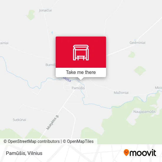 Карта Pamūšis