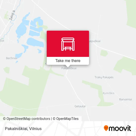 Карта Pakalniškiai