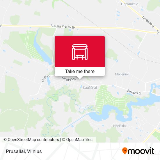 Карта Prusaliai