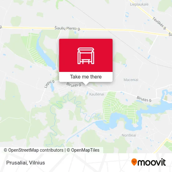 Карта Prusaliai