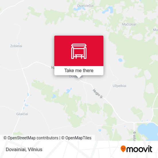 Карта Dovainiai