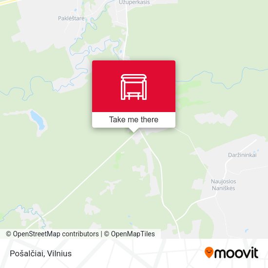 Карта Pošalčiai