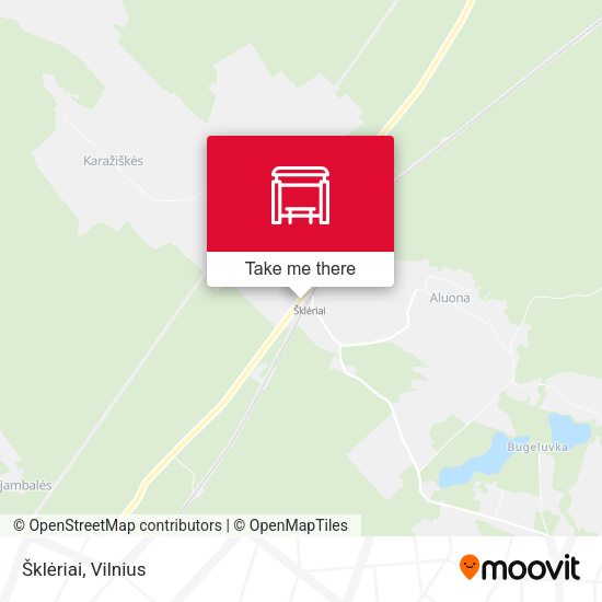 Карта Šklėriai