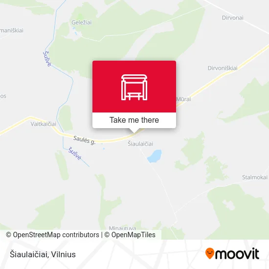 Карта Šiaulaičiai