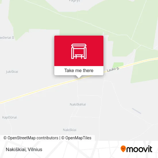 Карта Nakiškiai