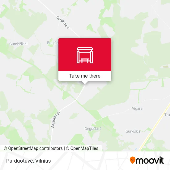 Карта Parduotuvė