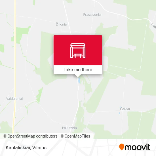 Карта Kaulališkiai