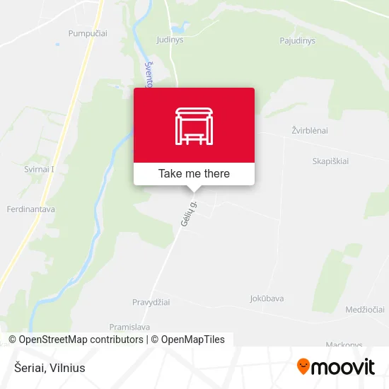 Карта Šeriai
