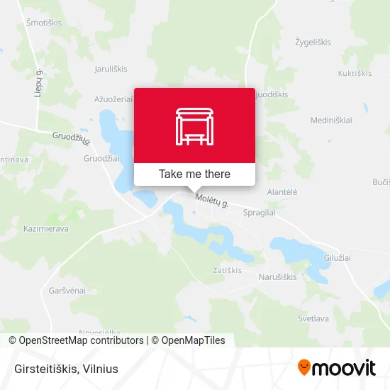 Карта Girsteitiškis