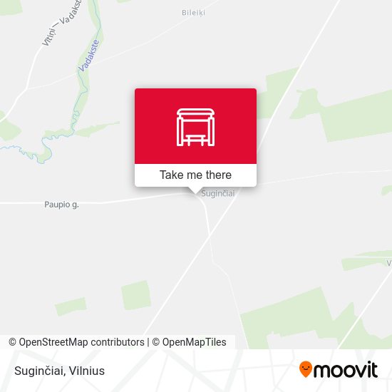 Карта Suginčiai