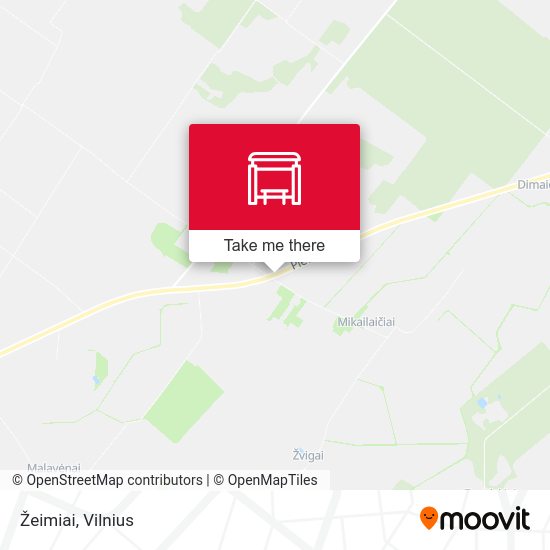 Карта Žeimiai