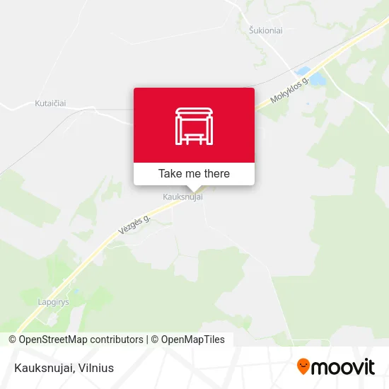Карта Kauksnujai