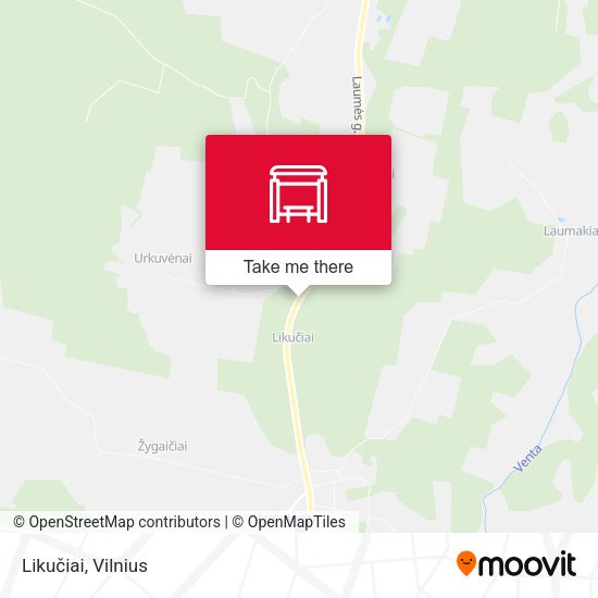 Карта Likučiai