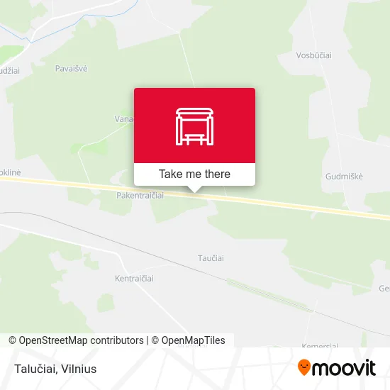 Карта Talučiai