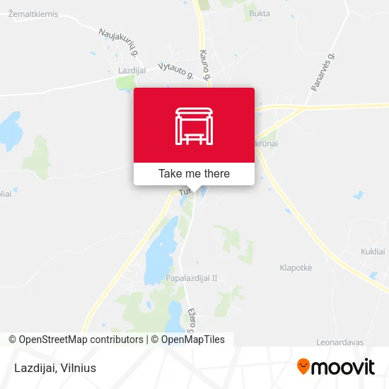 Карта Lazdijai