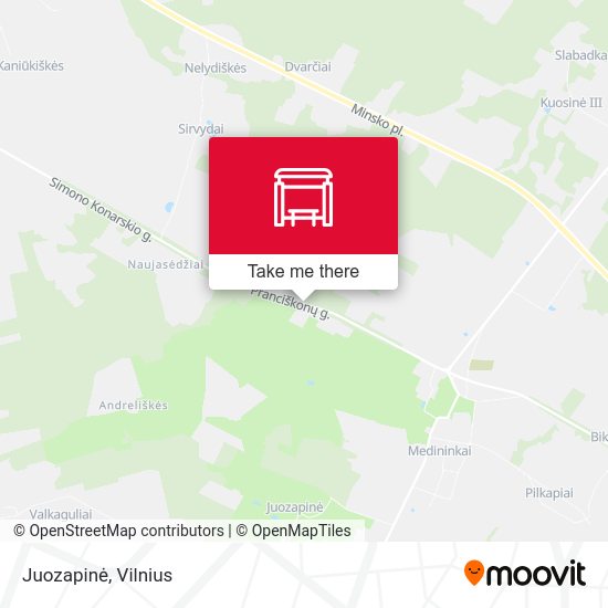Карта Juozapinė