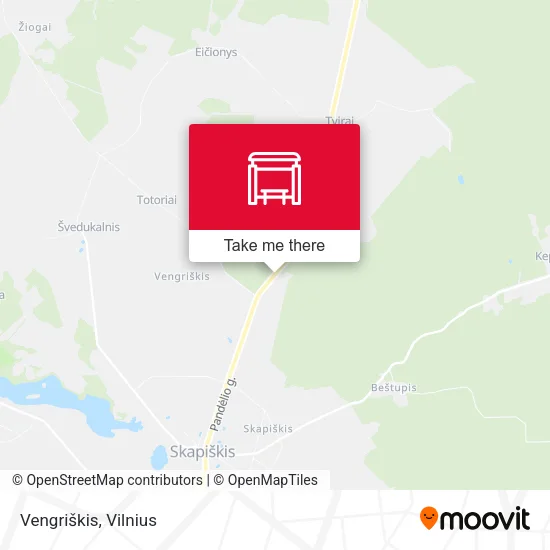 Карта Vengriškis
