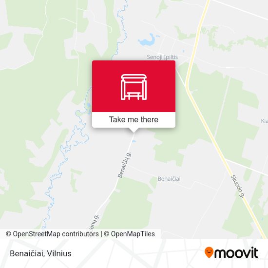 Карта Benaičiai