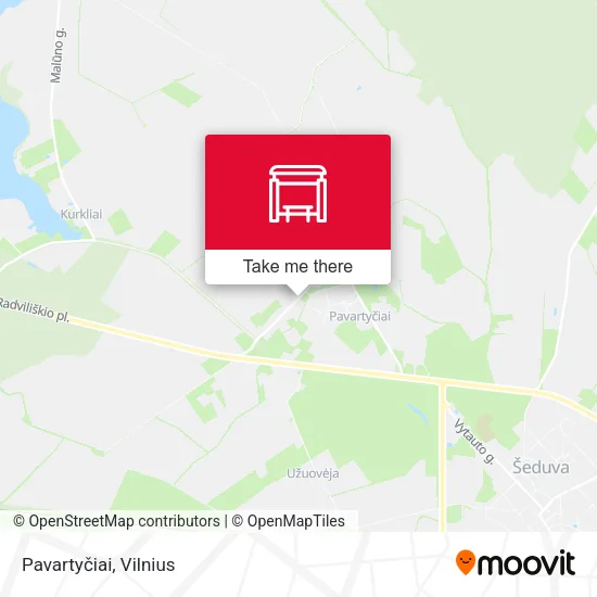 Карта Pavartyčiai