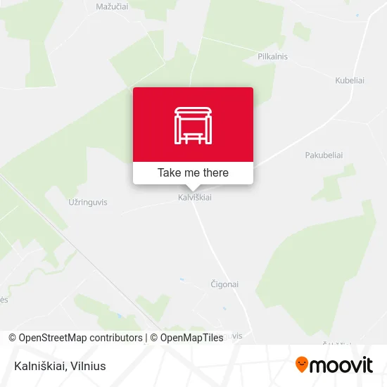 Карта Kalniškiai