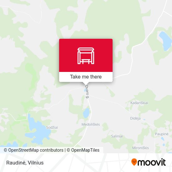 Карта Raudinė
