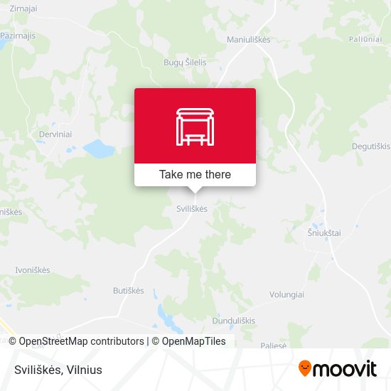 Карта Sviliškės