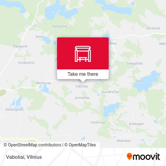 Карта Vaboliai