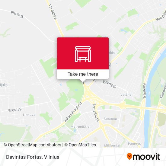 Карта Devintas Fortas
