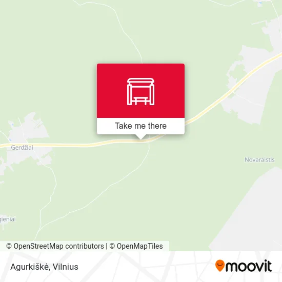 Карта Agurkiškė