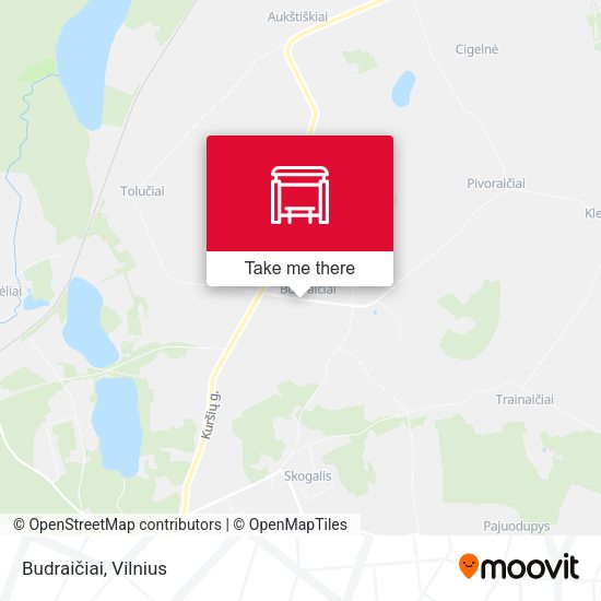 Карта Budraičiai
