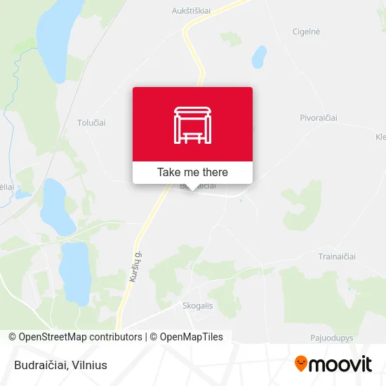 Карта Budraičiai