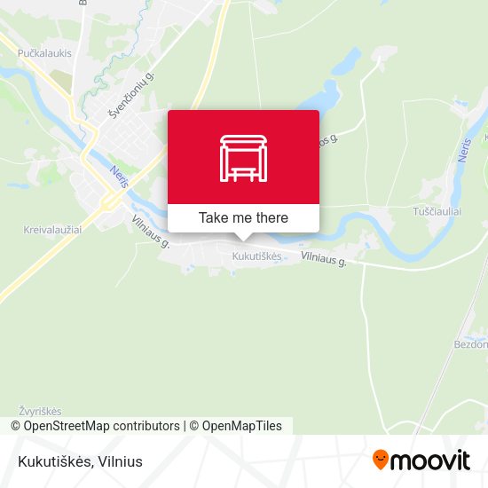 Карта Kukutiškės